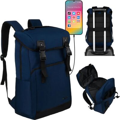 Peterson PTN7771374871 Tummansininen Välitasku - Backpack Peterson PTN7771374871 Tummansininen Välitasku - Backpack