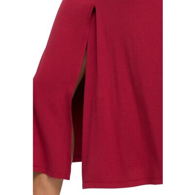 Fusta Stylove S234 Cireșe - Lungime până la genunchi Viscosa Elegantă Fusta Stylove S234 Cireșe - Lungime până la genunchi Viscosa Elegantă