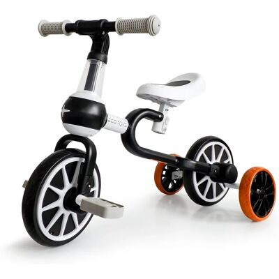 Ecotoys 4-in-1 Balancefiets - Verstelbare Zadelhoogte - Binnen/Buiten Ecotoys 4-in-1 Balancefiets - Verstelbare Zadelhoogte - Binnen/Buiten