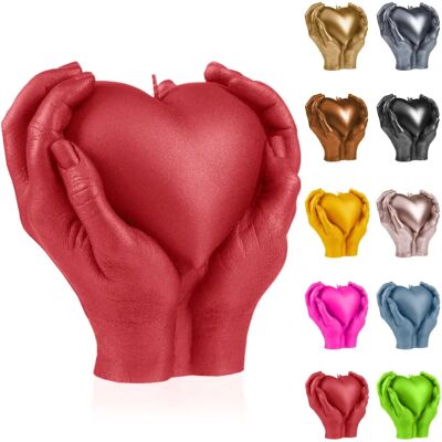 Candellana Hand Love Edycja - Serce Świeca - Romantyczny Dekor - Pomysł na Prezent - Miłosne Świece - Walentynki Candellana Hand Love Edycja - Serce Świeca - Romantyczny Dekor - Pomysł na Prezent - Miłosne Świece - Walentynki