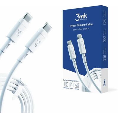 3MK Hyper Silikon Lightning Kabel 20W 1m - USB Kabel 3MK Hyper Silikon Lightning Kabel 20W 1m - USB Kabel