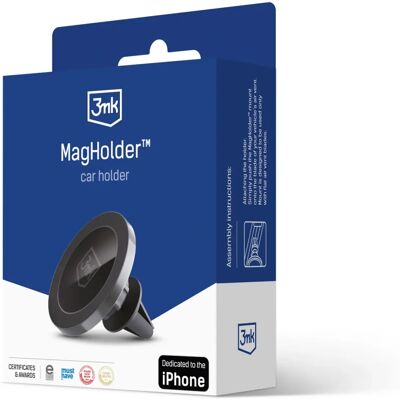 Držák na auto MagSafe pro iPhone 12 - Černý Držák na auto MagSafe pro iPhone 12 - Černý