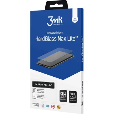 3MK - HardGlass Max Lite Clear - Oppo A16 - Clair - Screen Protector - Publicité 3MK - HardGlass Max Lite Clear - Oppo A16 - Clair - Screen Protector - Publicité