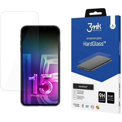 Apple iPhone 15 Pro HardGlass - Tvrzená ochrana displeje Apple iPhone 15 Pro HardGlass - Tvrzená ochrana displeje