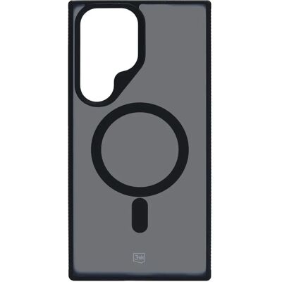 3MK Smoke MagCase - Custodia per Samsung S23 Ultra, Grigia, MagSafe 3MK Smoke MagCase - Custodia per Samsung S23 Ultra, Grigia, MagSafe