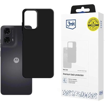 3MK - Moto G24 - Noir - Mat - Étui de téléphone 3MK - Moto G24 - Noir - Mat - Étui de téléphone