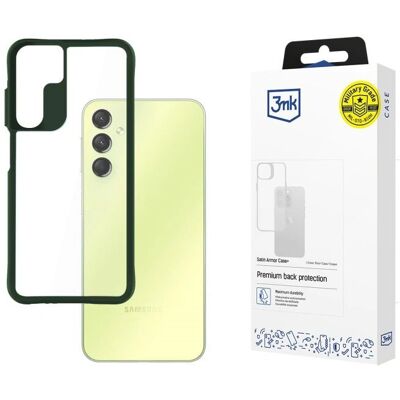 3MK Satin Armor Case+ Green - Samsung Galaxy A25 5G Mobile Phone Cover 3MK Satin Armor Case+ Green - Samsung Galaxy A25 5G Mobile Phone Cover