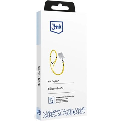 3MK EasyClip Smartphone-Gurt - Schwarz, Gelb - Handy Zubehör 3MK EasyClip Smartphone-Gurt - Schwarz, Gelb - Handy Zubehör