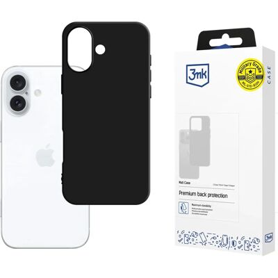 Matný kryt 3MK pro iPhone 16 - Odolný proti nárazům a škrábancům Matný kryt 3MK pro iPhone 16 - Odolný proti nárazům a škrábancům