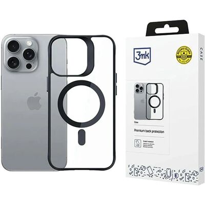 3MK Satin Armor MagCase iPhone 16 Pro Max - Fekete 3MK Satin Armor MagCase iPhone 16 Pro Max - Fekete