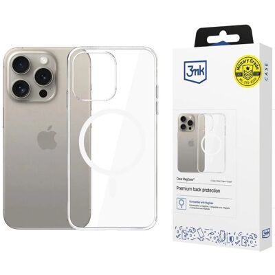 3MK Étui Transparent MagCase pour iPhone 14 Pro - Coque 3MK Étui Transparent MagCase pour iPhone 14 Pro - Coque