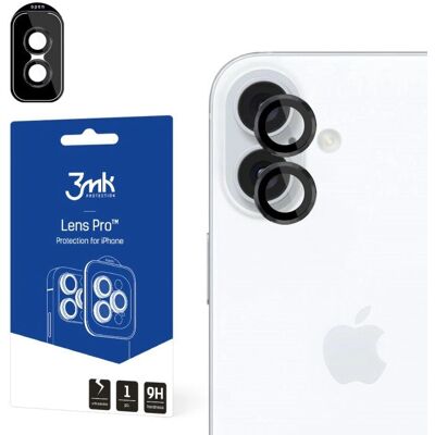 Ochranný kryt čoček fotoaparátu Apple iPhone 16/16 Plus - Kryt čoček Ochranný kryt čoček fotoaparátu Apple iPhone 16/16 Plus - Kryt čoček