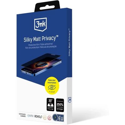 3MK Silky Matt Privacy - Magánszférát védő kijelzővédő 3MK Silky Matt Privacy - Magánszférát védő kijelzővédő