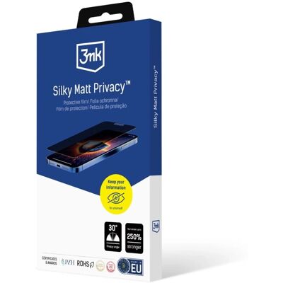 Apple iPhone 16 Pro Max 3MK Silky Matt Privacy Näytönsuojus Apple iPhone 16 Pro Max 3MK Silky Matt Privacy Näytönsuojus