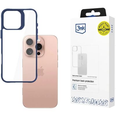 Apple iPhone 16 Pro - Satin Armor Case+ Kék - Mobiltelefon tok Apple iPhone 16 Pro - Satin Armor Case+ Kék - Mobiltelefon tok