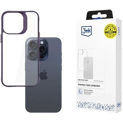 3MK Satin Armor iPhone 13 Lila - Mobilvédő 3MK Satin Armor iPhone 13 Lila - Mobilvédő