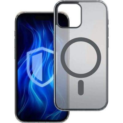 Apple iPhone 14 - 3MK Frosty MagCase Musta - Puhelimen suojakotelo Apple iPhone 14 - 3MK Frosty MagCase Musta - Puhelimen suojakotelo