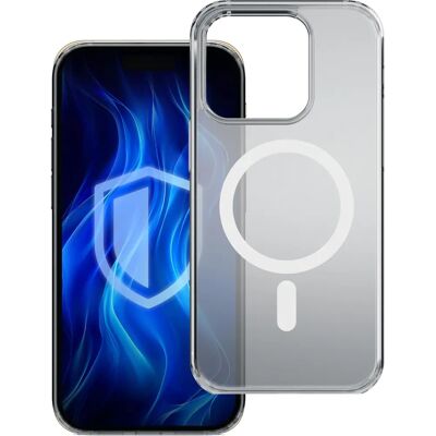 3MK Frosty MagCase iPhone 16 Pro Max Bianco - Custodia 3MK Frosty MagCase iPhone 16 Pro Max Bianco - Custodia