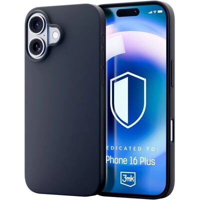 Coque en silicone 3MK Hardy pour iPhone 16 Plus - Étui Coque en silicone 3MK Hardy pour iPhone 16 Plus - Étui