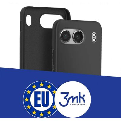 Coque pour OnePlus Nord 4 3MK - Résistante aux chocs, Touch doux, Noir Coque pour OnePlus Nord 4 3MK - Résistante aux chocs, Touch doux, Noir