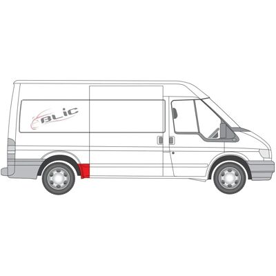 BLIC 2509602P - Reparaturblech für rechte Hinterflügel für Ford Transit Mk5/Mk6 BLIC 2509602P - Reparaturblech für rechte Hinterflügel für Ford Transit Mk5/Mk6