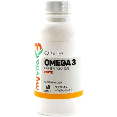 MYVITA Omega-3 FORTE EPA 18% / DHA 12% - Nahrungsergänzung MYVITA Omega-3 FORTE EPA 18% / DHA 12% - Nahrungsergänzung