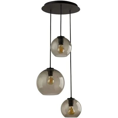 NOWODVORSKI - Vetro 7641 - verre fumé noir - Suspension - Publicité NOWODVORSKI - Vetro 7641 - verre fumé noir - Suspension - Publicité