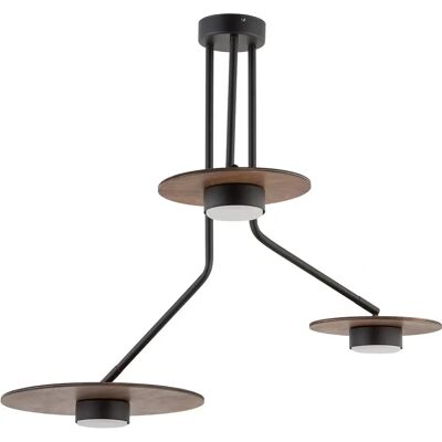Nowodvorski - Disk 7644 - Finition bois noir - GX53 8W - Lustre plafonnier - Publicité Nowodvorski - Disk 7644 - Finition bois noir - GX53 8W - Lustre plafonnier - Publicité