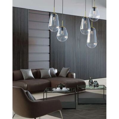 Suspension en Verre Calla - Design Moderne, Hauteur Réglable - Publicité Suspension en Verre Calla - Design Moderne, Hauteur Réglable - Publicité