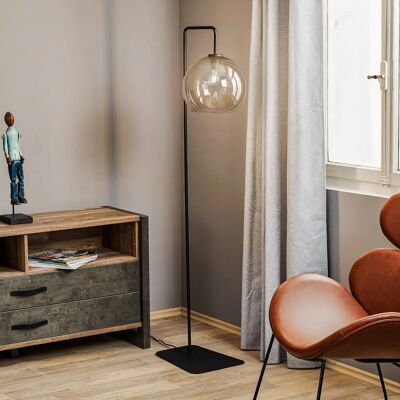 Lampa podłogowa Monaco od Nowodvorski - Czarna - E27 - Nowoczesny Design Lampa podłogowa Monaco od Nowodvorski - Czarna - E27 - Nowoczesny Design