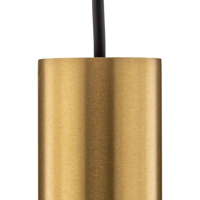 Lampada sospesa in ottone/nero GU10 – Design minimalista moderno Lampada sospesa in ottone/nero GU10 – Design minimalista moderno
