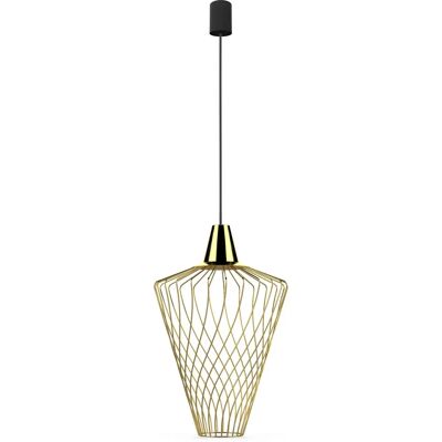 Nowodvorski Wave 8857 Gold Pendelleuchte - Modernes Drahtdesign Nowodvorski Wave 8857 Gold Pendelleuchte - Modernes Drahtdesign