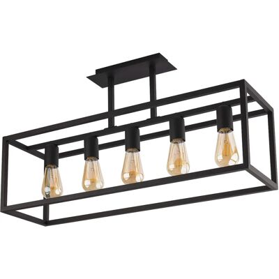Lampada a soffitto Nowodvorski Crate 9047 Nera - Illuminazione Lampada a soffitto Nowodvorski Crate 9047 Nera - Illuminazione