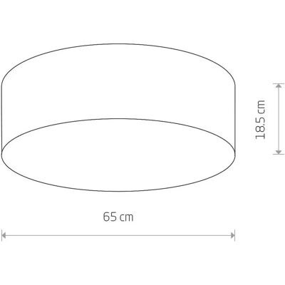 Lampada a soffitto grigia Cameron 9682 di Nowodvorski - 4x25W E27 Lampada a soffitto grigia Cameron 9682 di Nowodvorski - 4x25W E27