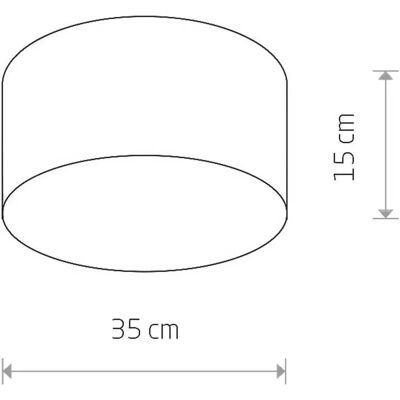 LAMPADA DA SOFFITTO Grigia Cameron 9687 Nowodvorski - Plafon LAMPADA DA SOFFITTO Grigia Cameron 9687 Nowodvorski - Plafon