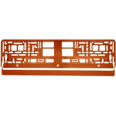 Carmotion Moldura de Placa - Laranja - Moldura de Placa Carmotion Moldura de Placa - Laranja - Moldura de Placa