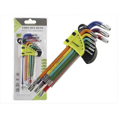 Conjunto de chaves Carmotion T10 - T50 - 9 peças Conjunto de chaves Carmotion T10 - T50 - 9 peças