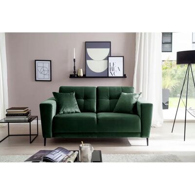 TRENDS BY HG Barcelona Dunkelgrün 2-Sitzer Sofa - Sofa TRENDS BY HG Barcelona Dunkelgrün 2-Sitzer Sofa - Sofa