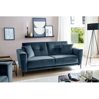 TRENDS BY HG Barcelona Sofa 3-Sitzer Blau - Sofas TRENDS BY HG Barcelona Sofa 3-Sitzer Blau - Sofas