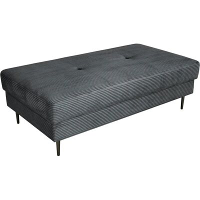 TRENDS BY HG Sommer Grau Cord Hocker - Hocker TRENDS BY HG Sommer Grau Cord Hocker - Hocker
