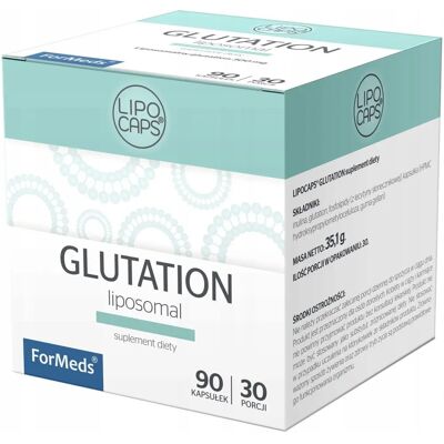 ForMeds Lipocaps Liposomalny glutathion 90 kapsułek ForMeds Lipocaps Liposomalny glutathion 90 kapsułek
