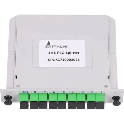 Extralink 1:8 PLC Splitter - Rozdzielacz kabli - Szary Extralink 1:8 PLC Splitter - Rozdzielacz kabli - Szary