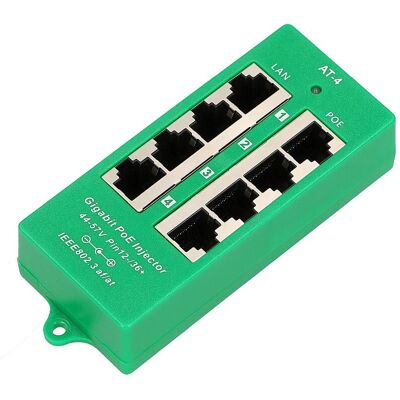 Extralink Modell - 4-Port Gigabit PoE Injector - 802.3af/at - Netzwerkzubehör Extralink Modell - 4-Port Gigabit PoE Injector - 802.3af/at - Netzwerkzubehör