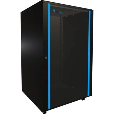 Gabinete rack negro Extralink 27U 800x800 - Estante de pie Gabinete rack negro Extralink 27U 800x800 - Estante de pie
