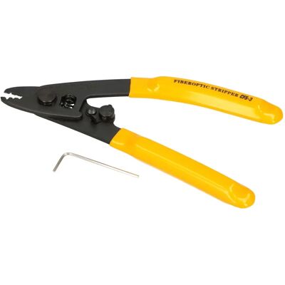 Extralink CFS-3 Faseroptik-Abisolierer - 2-3MM, 0,9MM, 0,125MM Kabel - Schwarz, Gelb Extralink CFS-3 Faseroptik-Abisolierer - 2-3MM, 0,9MM, 0,125MM Kabel - Schwarz, Gelb