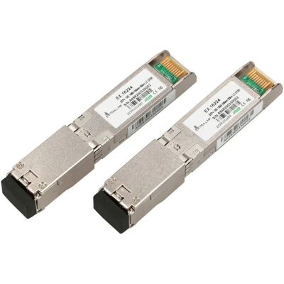 Extralink Ex.16224 Glasfaser SFP+ Transceiver - 10 Gbps - Silber Extralink Ex.16224 Glasfaser SFP+ Transceiver - 10 Gbps - Silber