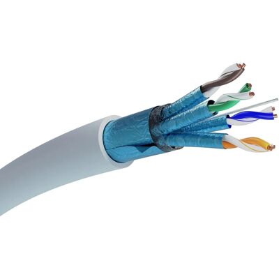 Kabel sieciowy Extralink EX.16231 - Cat6A FTP, 500m, wewnętrzny, ekranowany, wysokiej prędkości Kabel sieciowy Extralink EX.16231 - Cat6A FTP, 500m, wewnętrzny, ekranowany, wysokiej prędkości