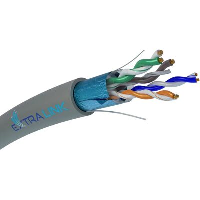 Kabel sieciowy Extralink EX.18259 - Szary - 305M - Kategoria 5e Kabel sieciowy Extralink EX.18259 - Szary - 305M - Kategoria 5e