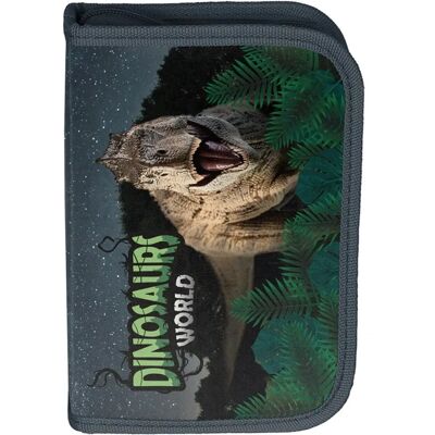Paso Dinosaur Single-Compartment Pencil Case - Stationery Paso Dinosaur Single-Compartment Pencil Case - Stationery