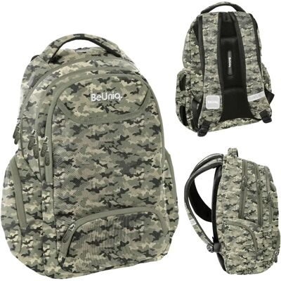 Szkolny plecak Camouflage BeUniq Szkolny plecak Camouflage BeUniq